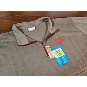Columbia Texas A&M Aggies Trek French Terry 1/2 Zip Grey Sweatshirt XL9439 XL